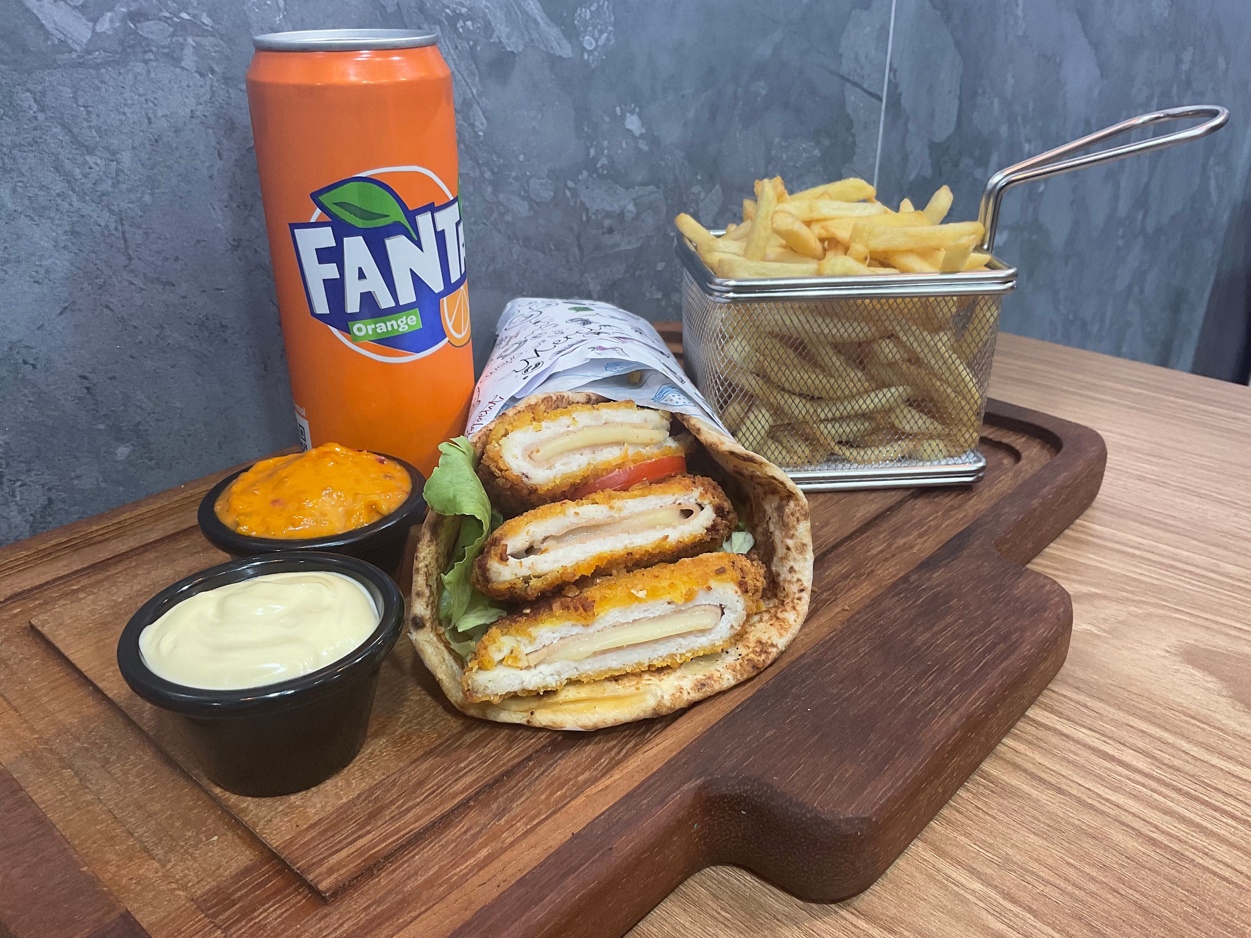 Menu Sandwich Cordon Blue