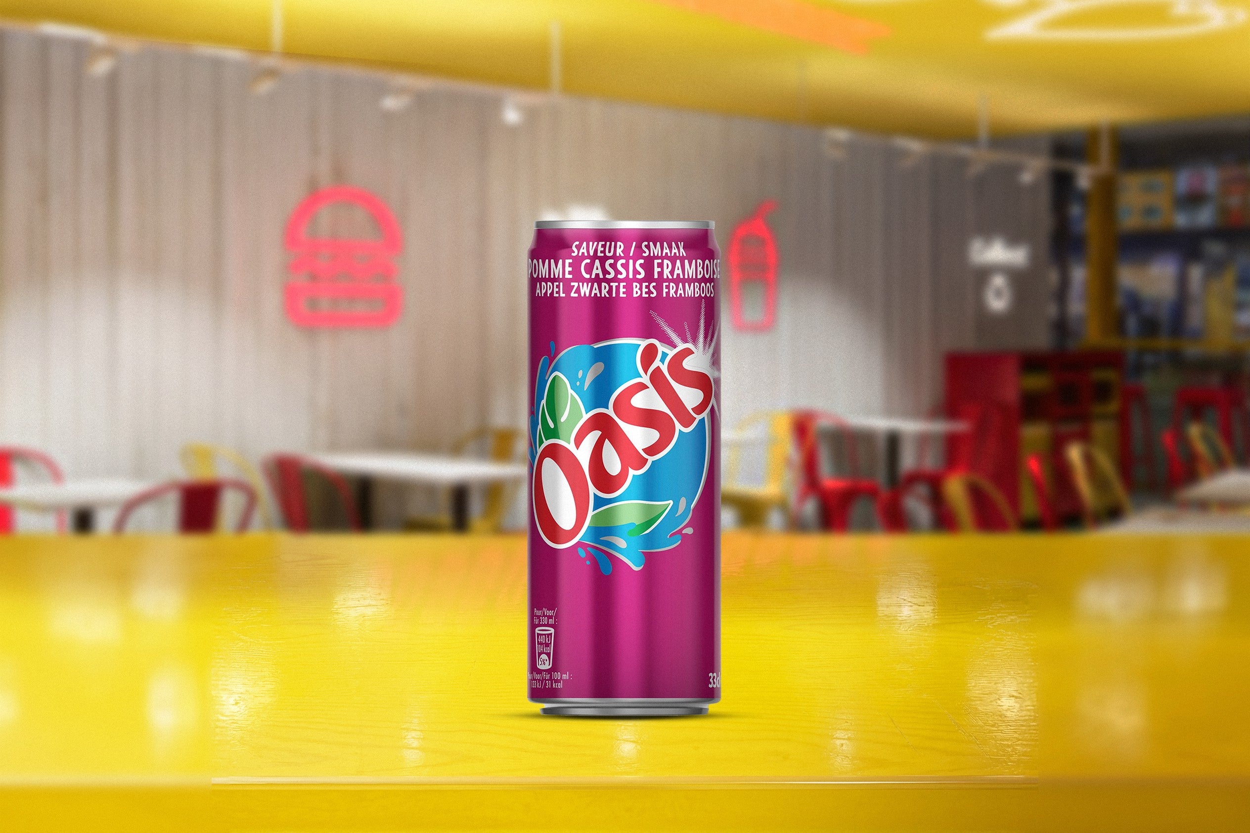 Oasis Pomme Cassis Framboise 33cl