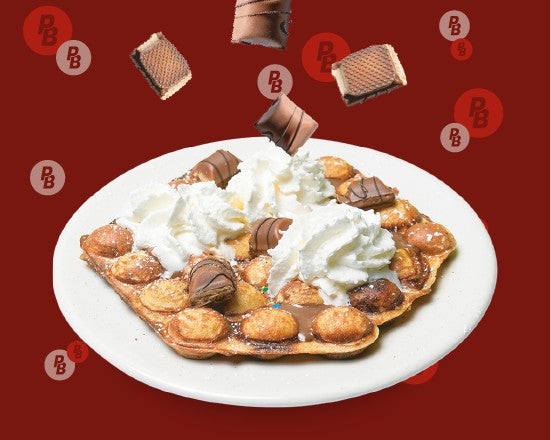 Bubble waffle à composer