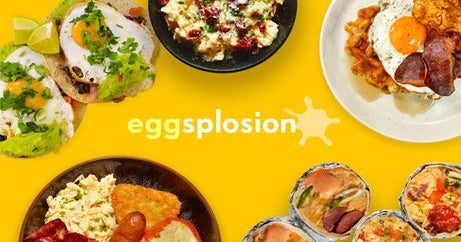 Eggsplosion Breakfast - Waterloo delivery from Waterloo Station - Order ...