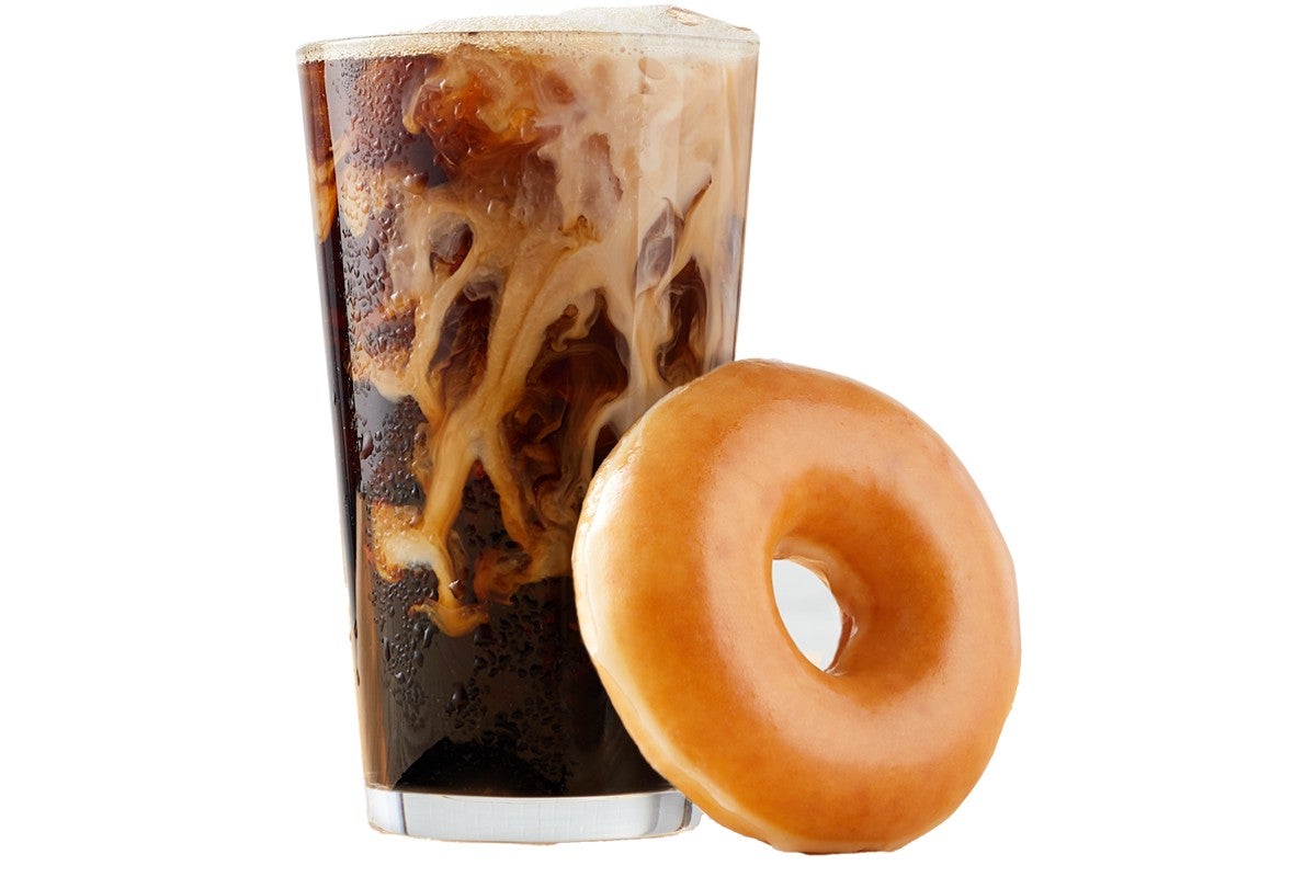 Americano Coffee + OG Donut