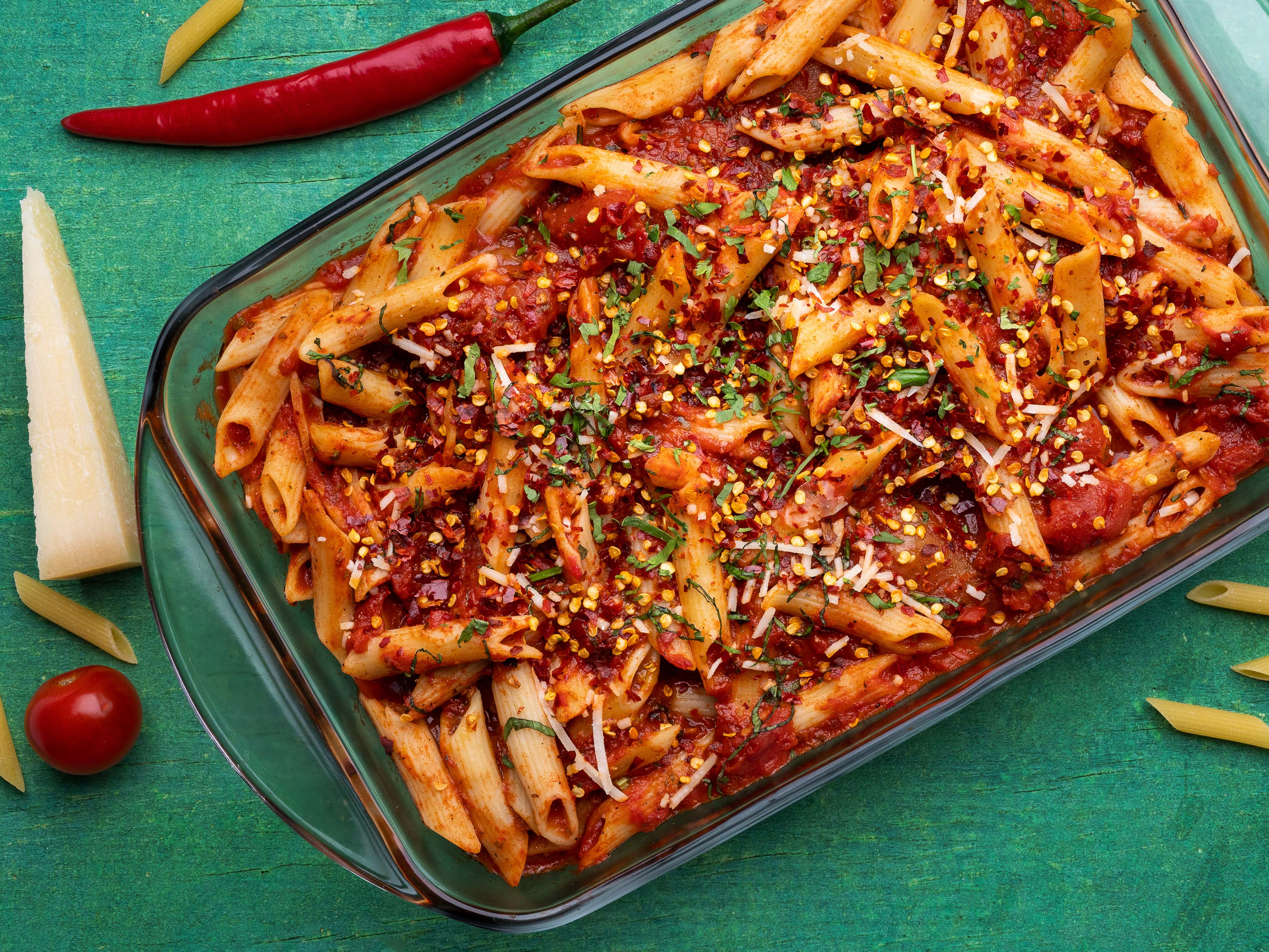 Gathering Arrabiata Pasta