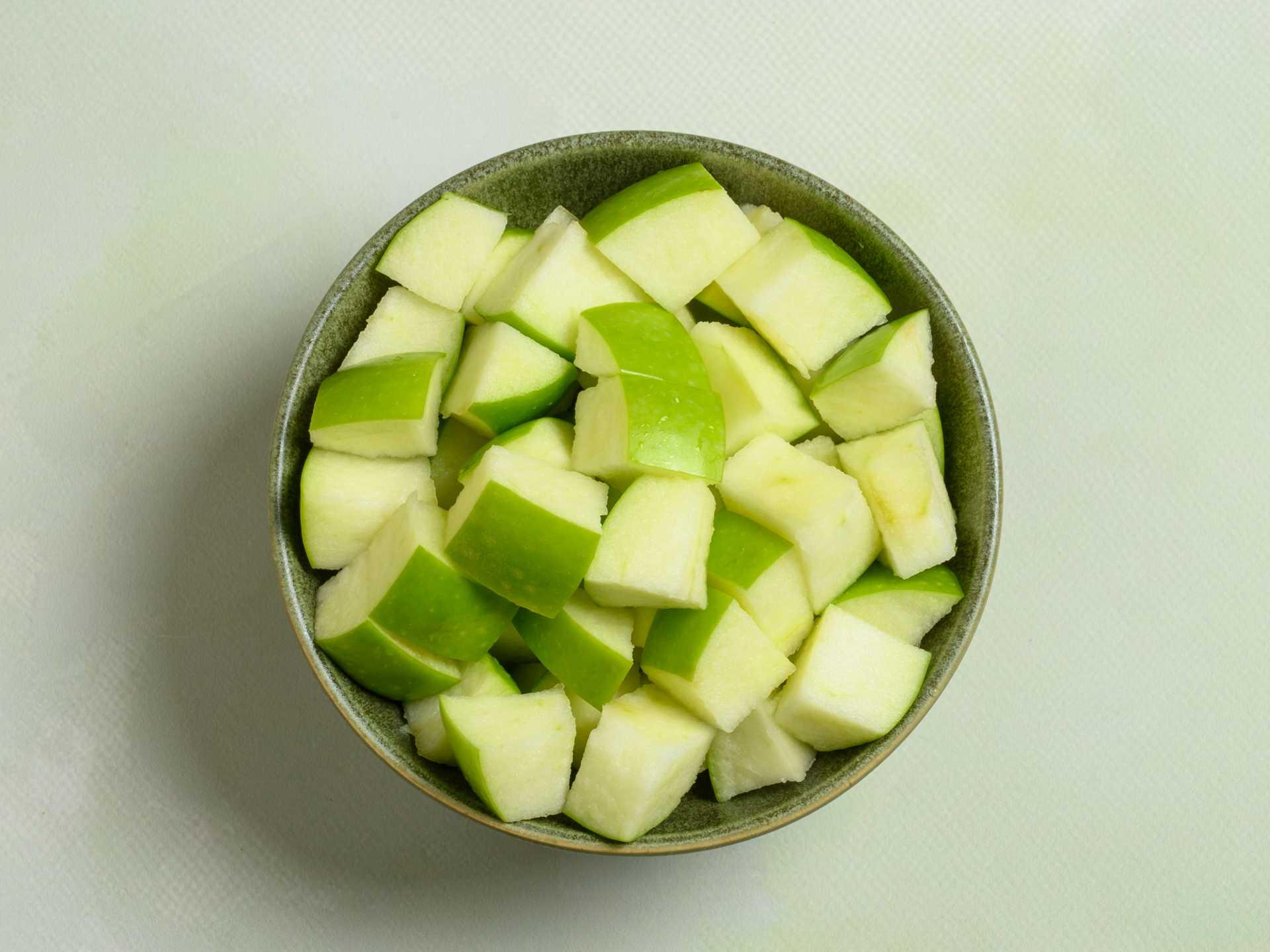 Fresh Green Apple Cuts
