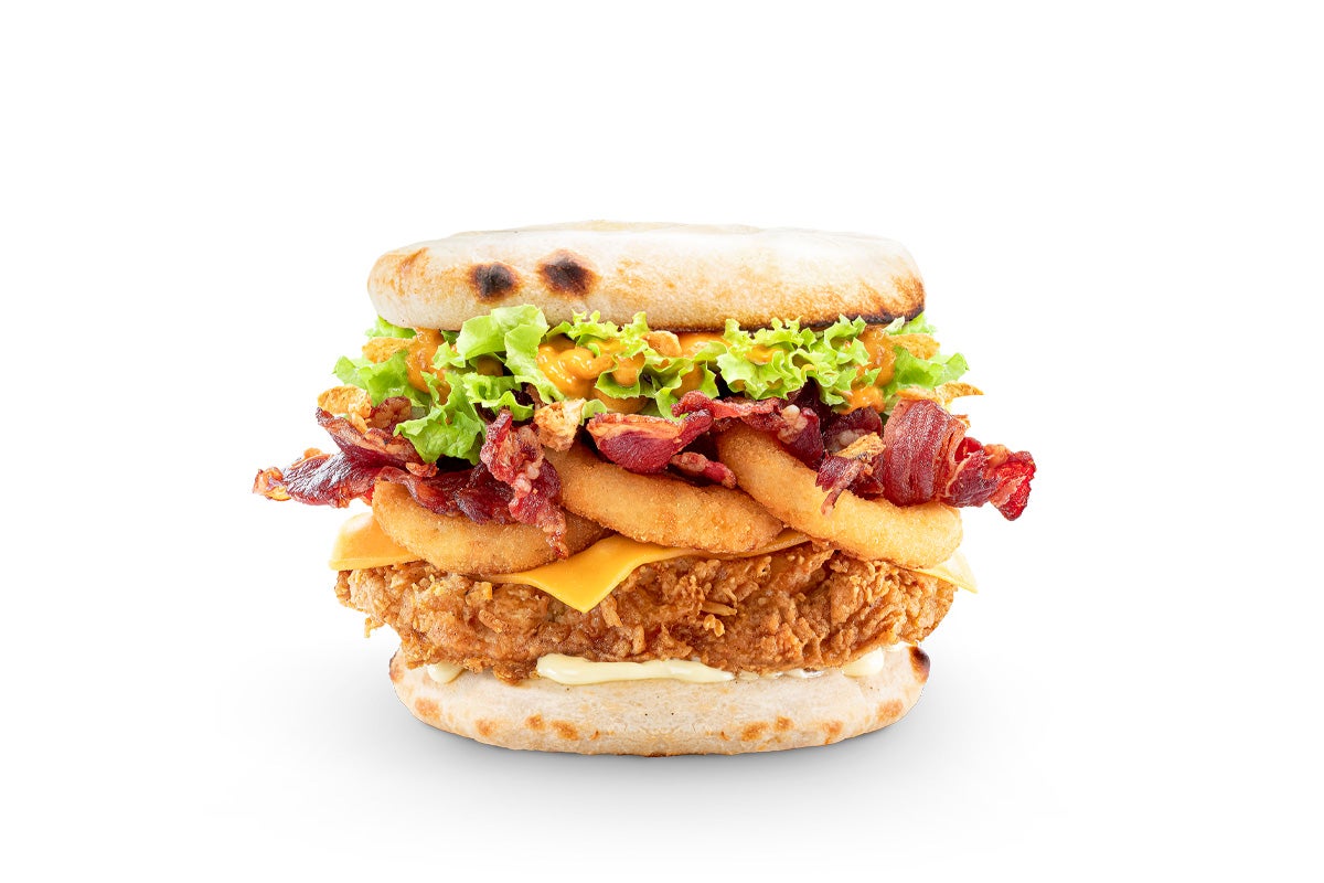 BURGER NAAN ONION & BACON