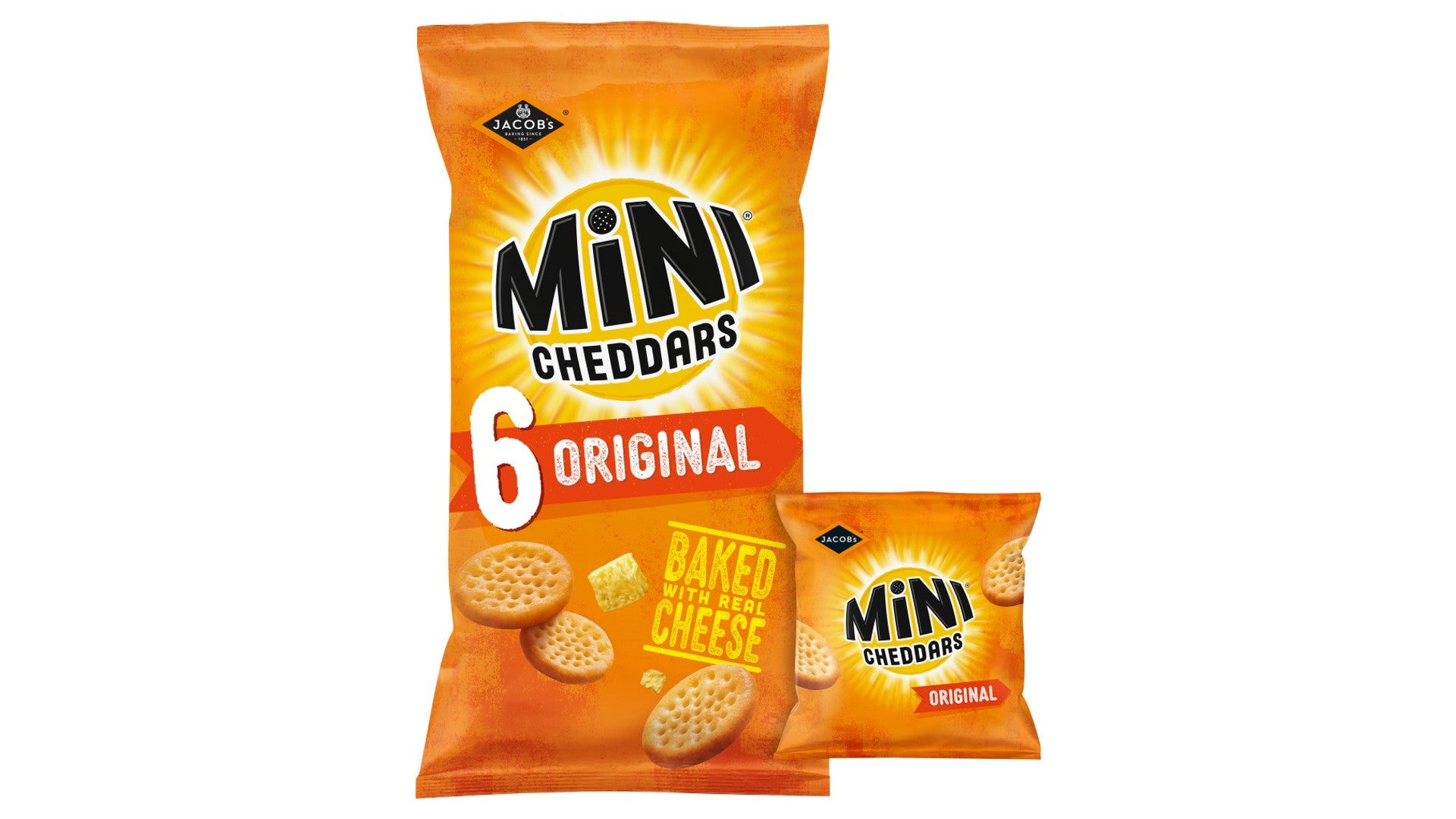 Jacobs Mini Cheddars Original 6X23G