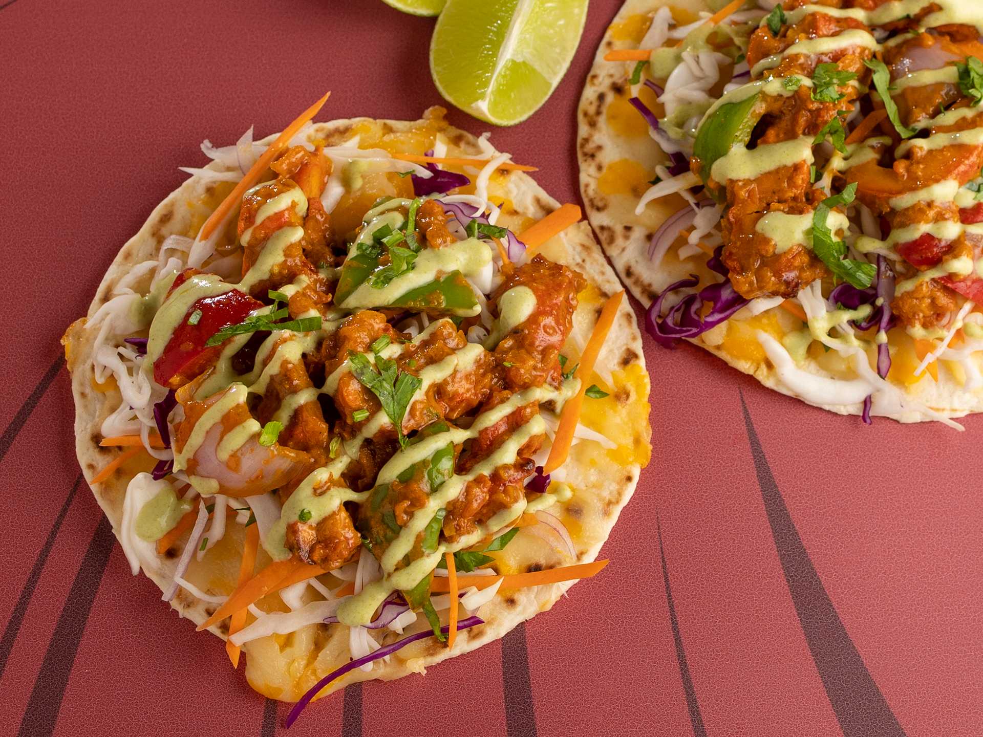 Chicken Kadai Tacos
