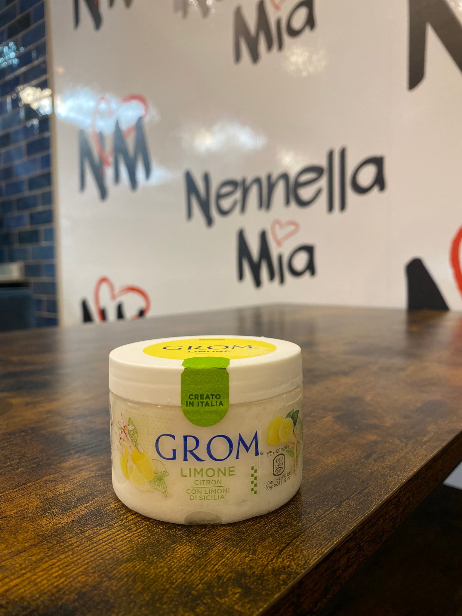 🍦 Glace GROM Citron 🍋👌