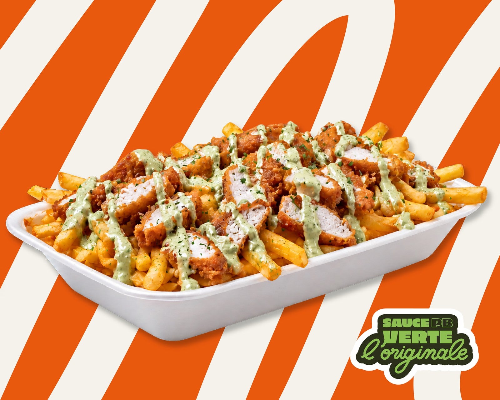 Crousty Poutine Sauce PB Verte