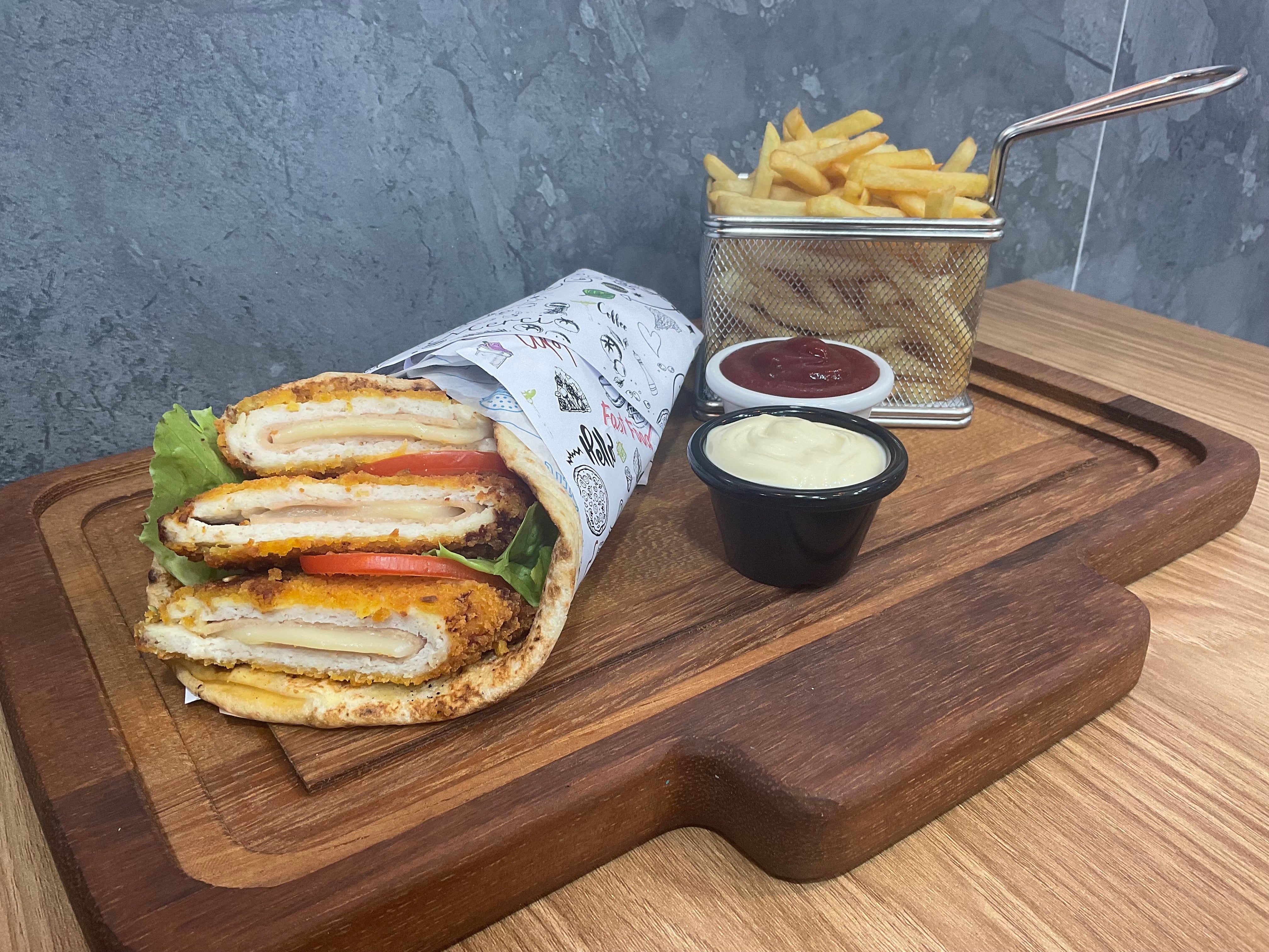 Menu Sandwich Cordon Blue