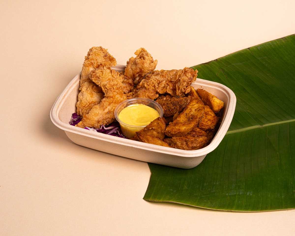 CRISPY CHICKEN TENDER W/ POTATO