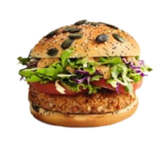 THE VEGGIE HACHE CHEESE BURGER
