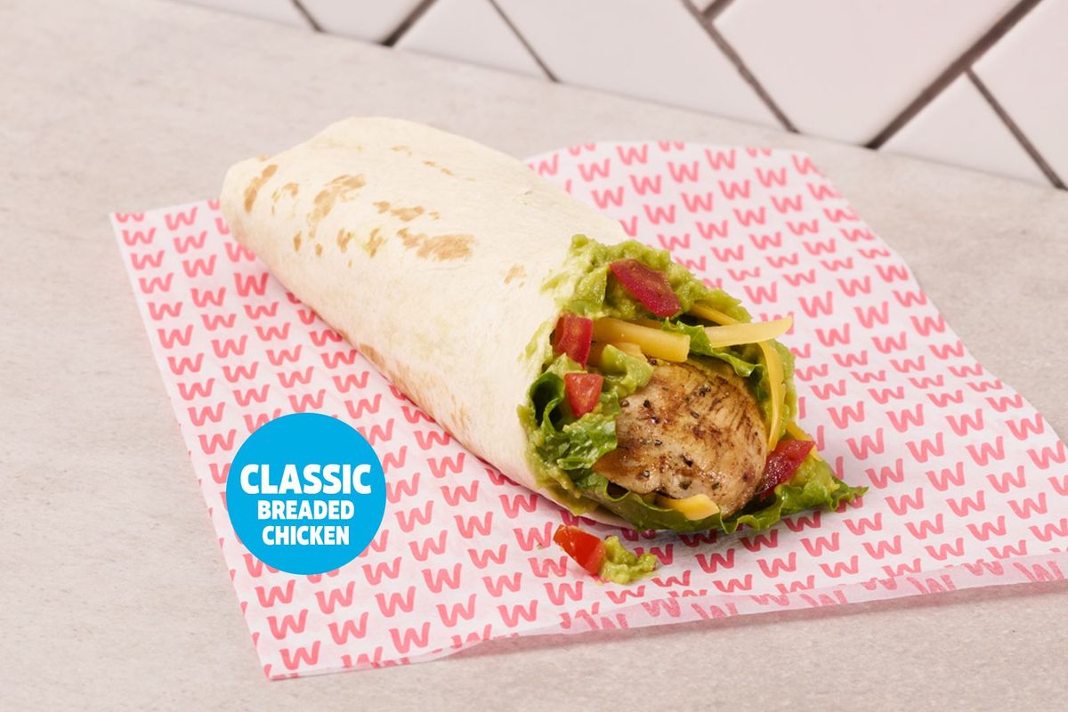 Classic Avocado Chicken Wrap