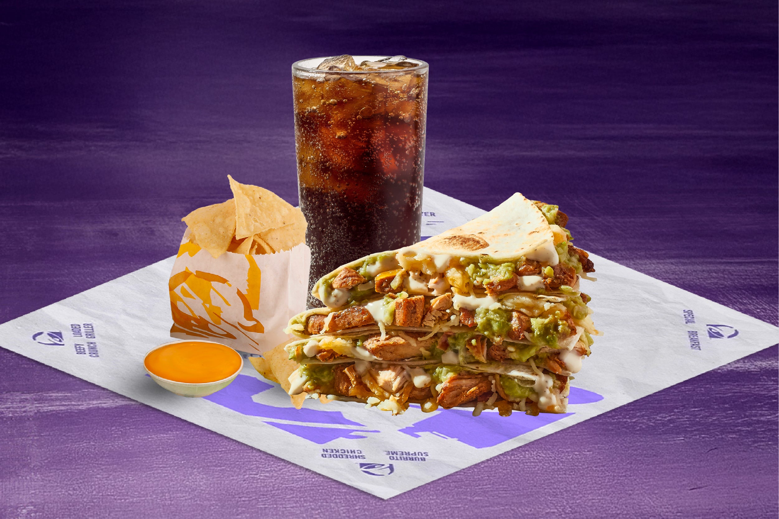 Guaco Quesadilla Meal