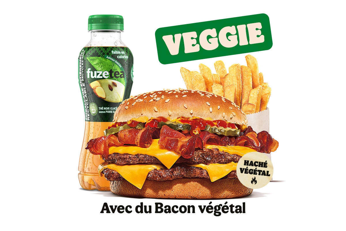 Veggie Double Cheese Bacon XXL