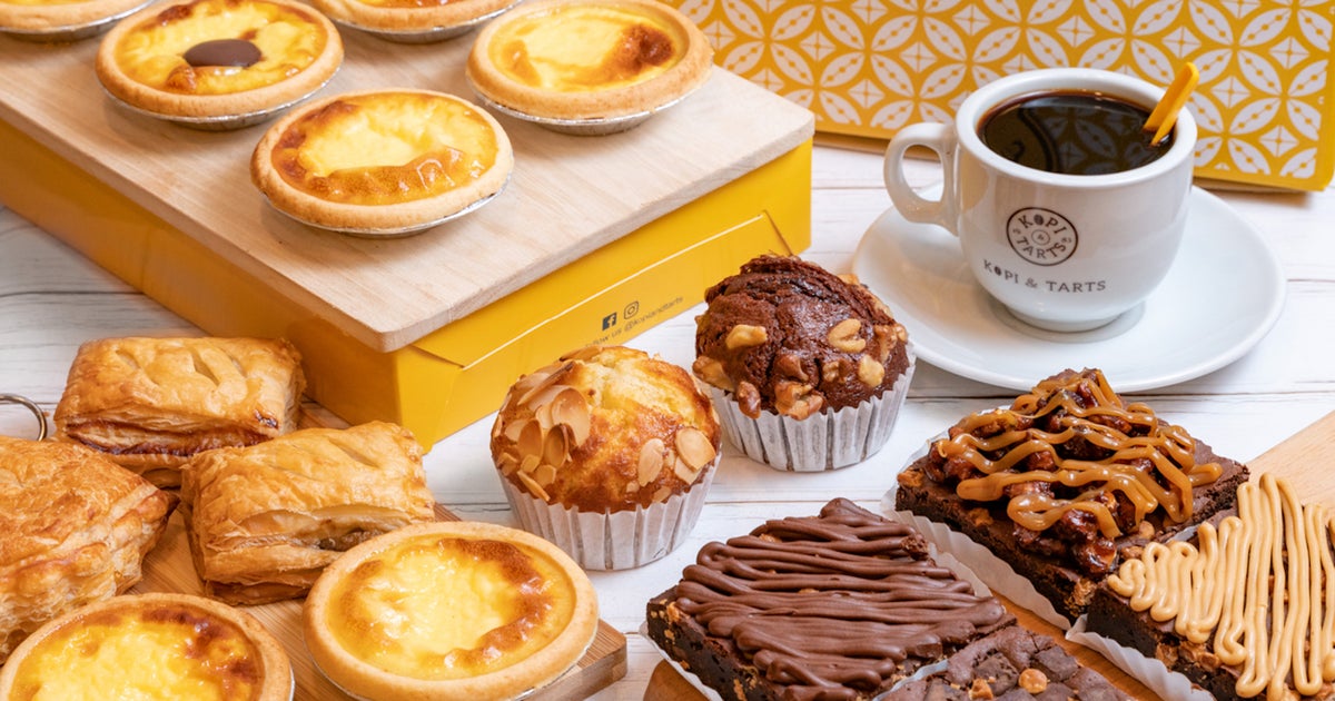 Kopi and deals tarts