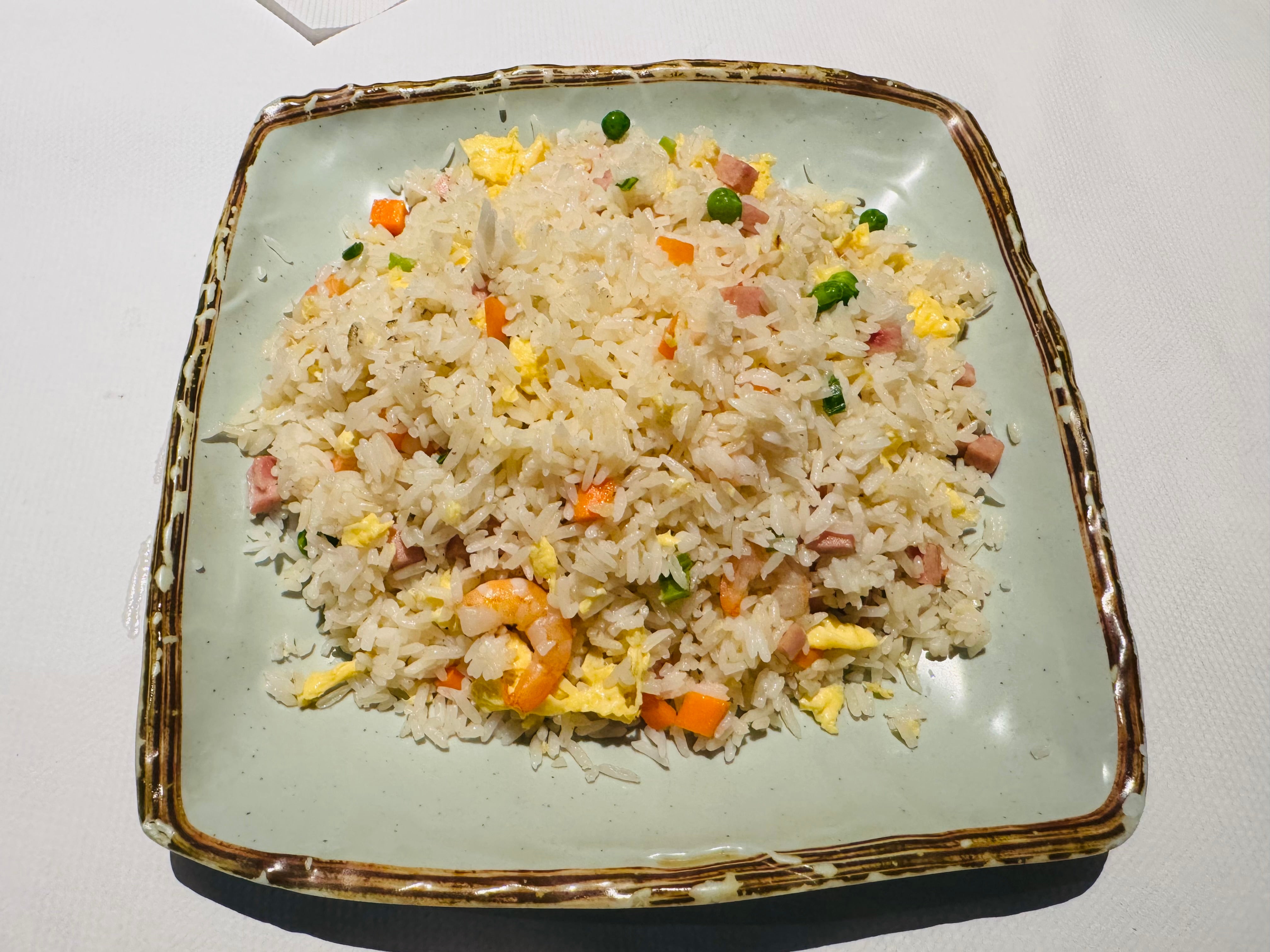 Diced Ham & Shrimp Fried Rice (扬州炒饭)