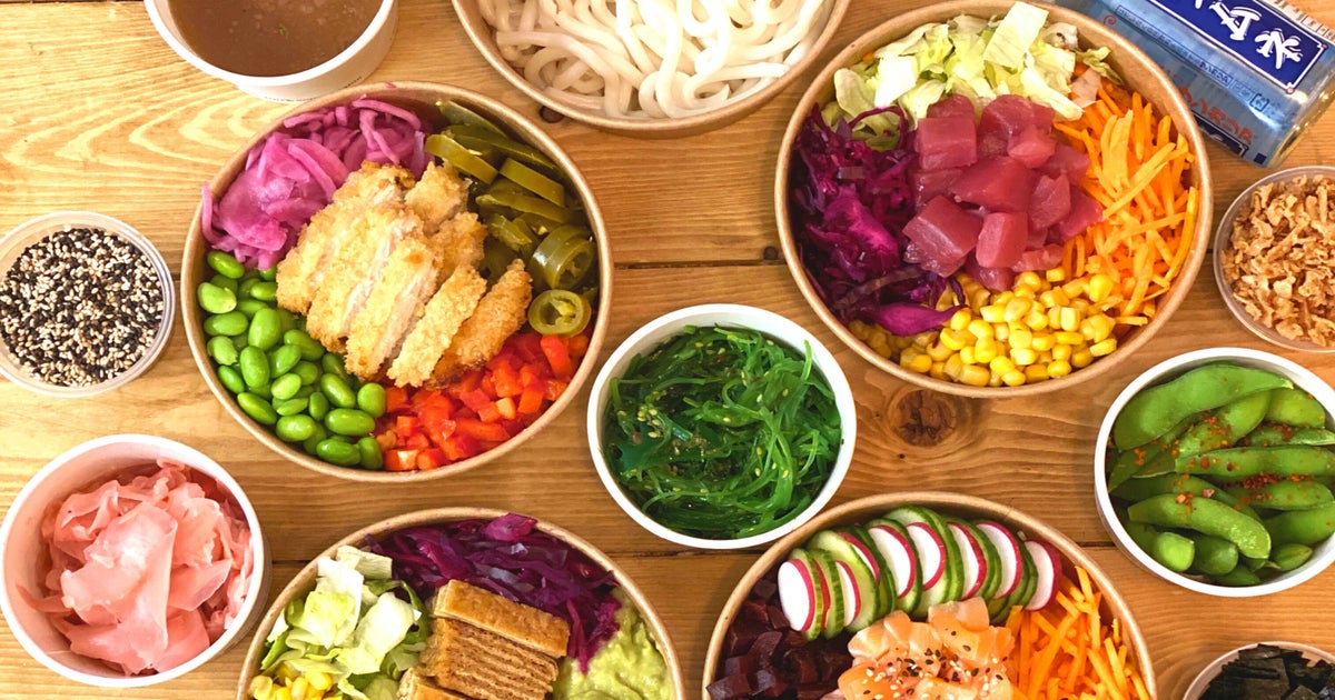 POKE & KATSU by THE BOWL & ROLL delivery from Teddington Order with