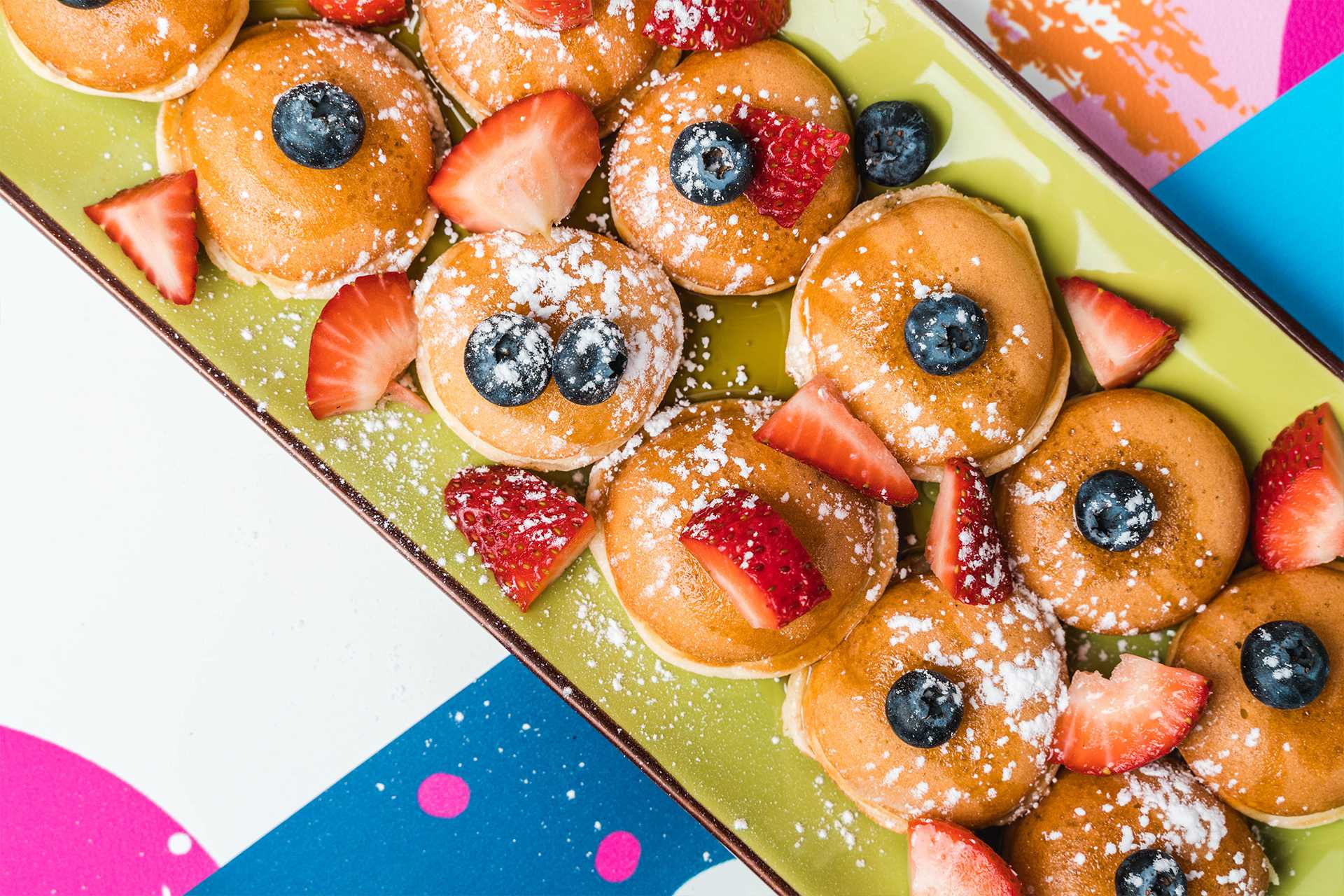 Mini Berries Mini Pancakes