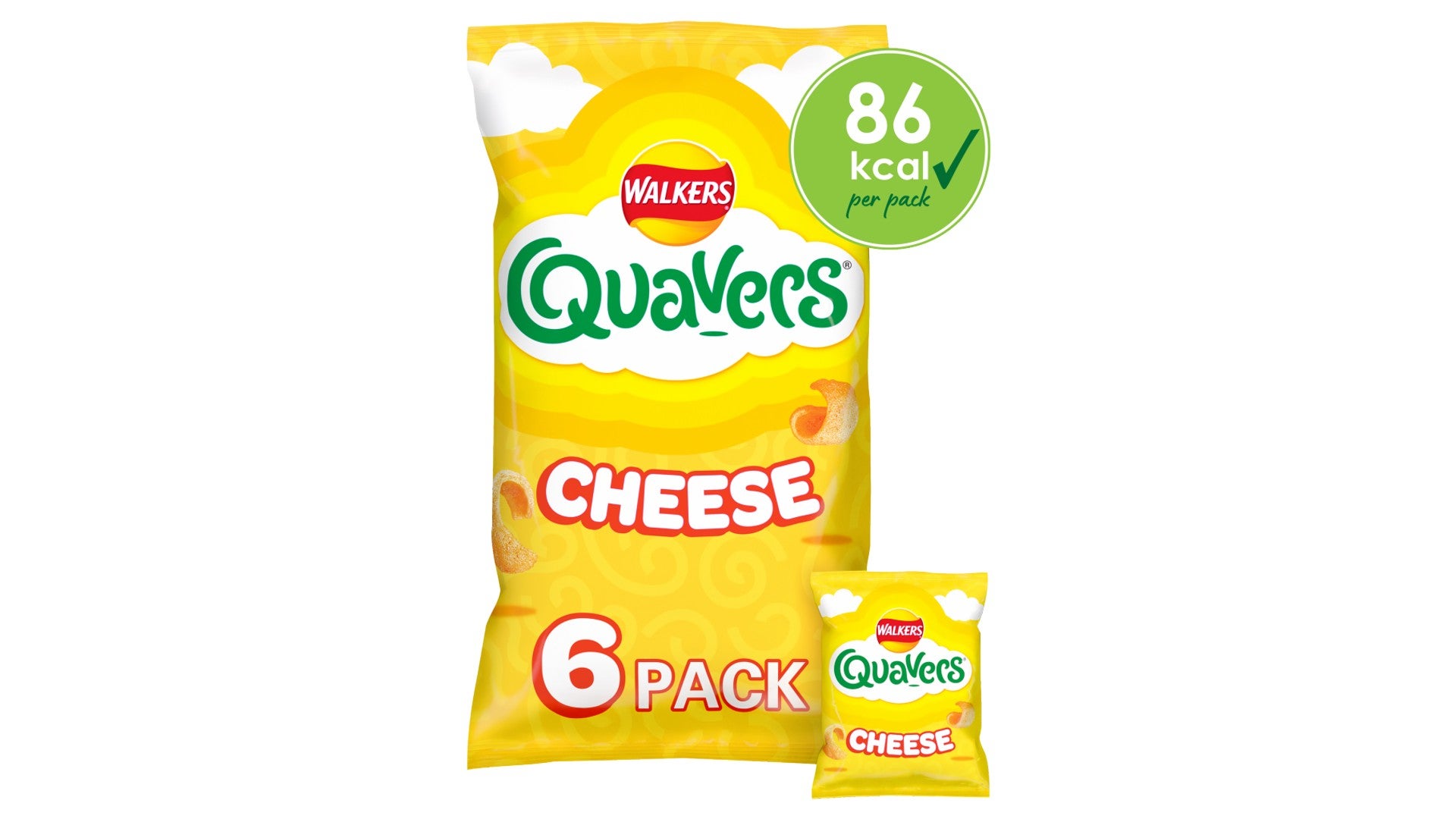 Walkers Quavers Cheese 6X16G