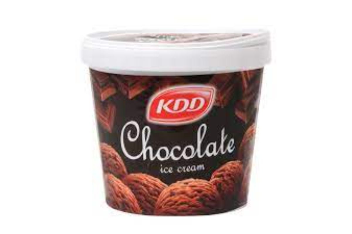 KDD Chocolate Ice Cream Tub 1L