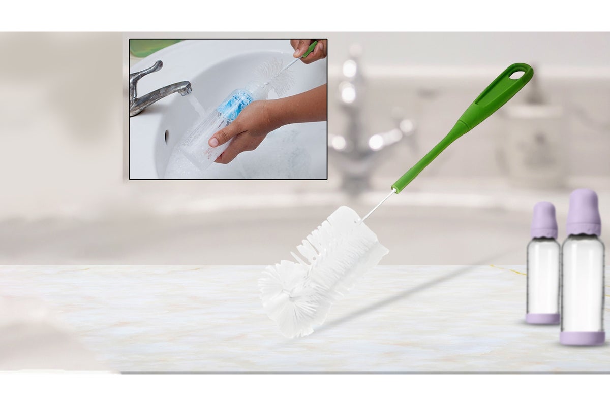 Masthome Straw Fiber Baby Bottle Cleaning Brush