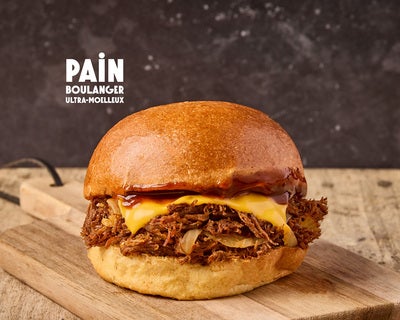 Texas Pulled Beef Burger