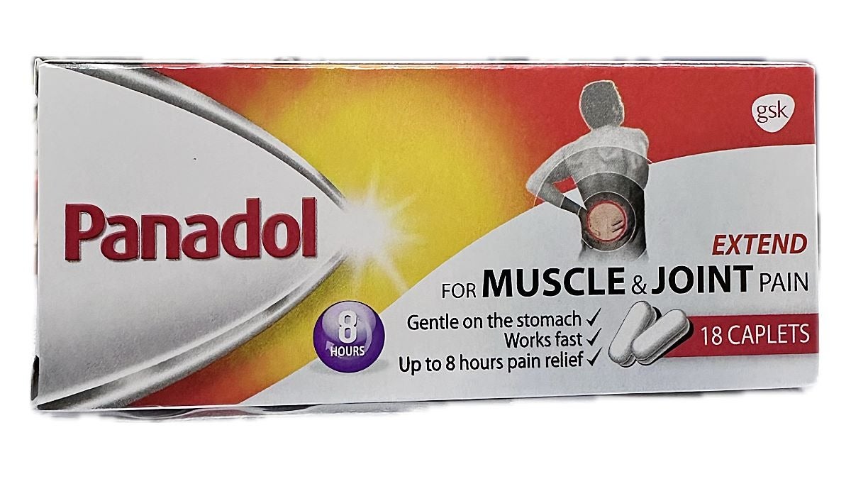 Panadol Extend (FOR MUSCLE & JOINT PAIN) (18 Caplets)