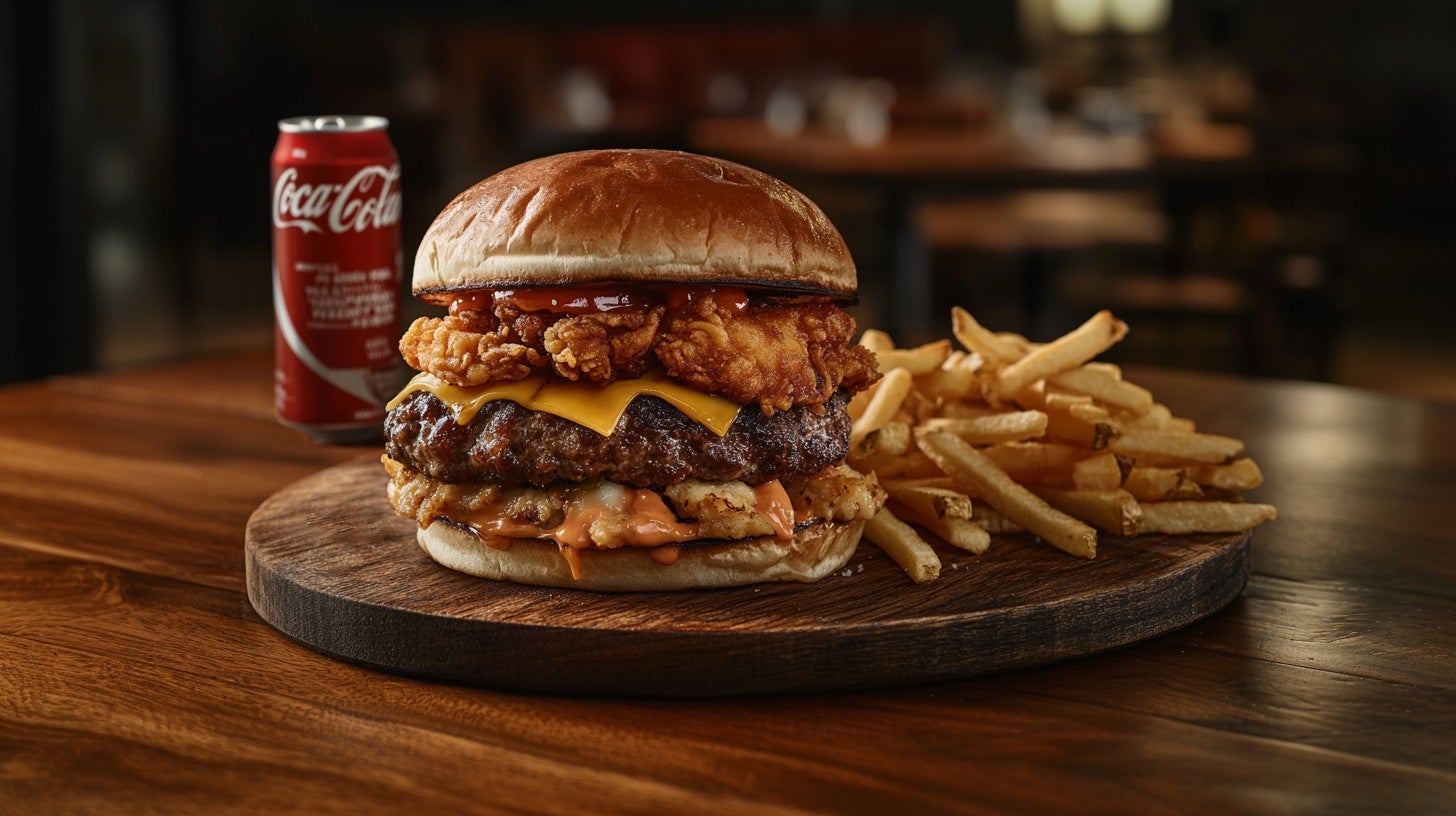 Menu royal chicken burger 🍔 🍗 🧀