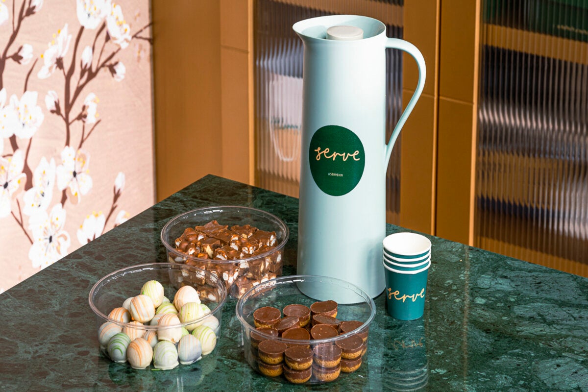 Trio Bites With Arabic Coffee