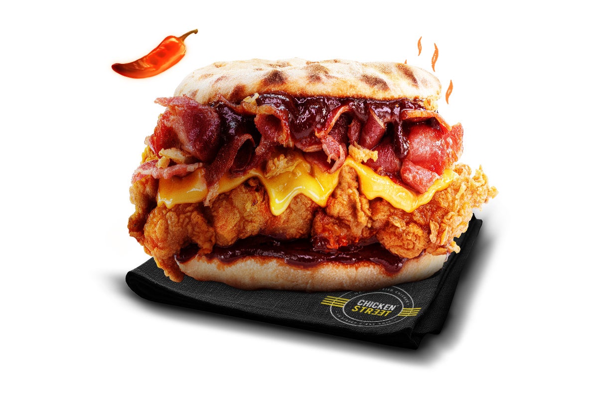 Burger Naan BBQ Spicy 🌶️