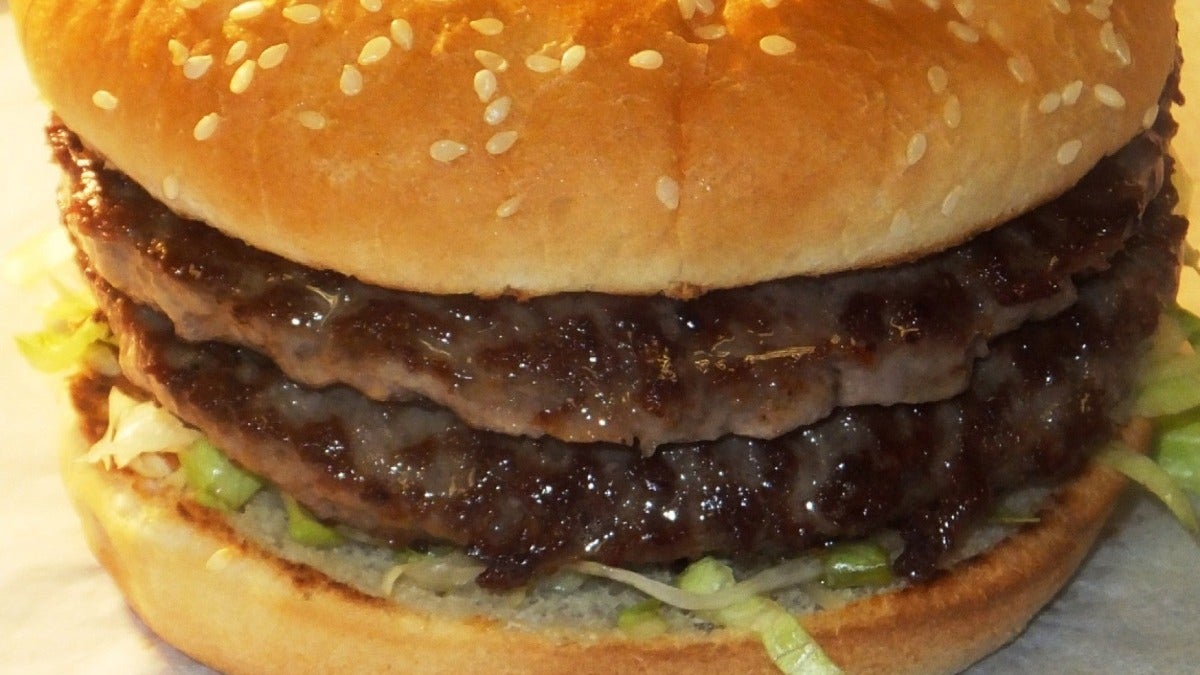 Hamburger tower pouder - menù