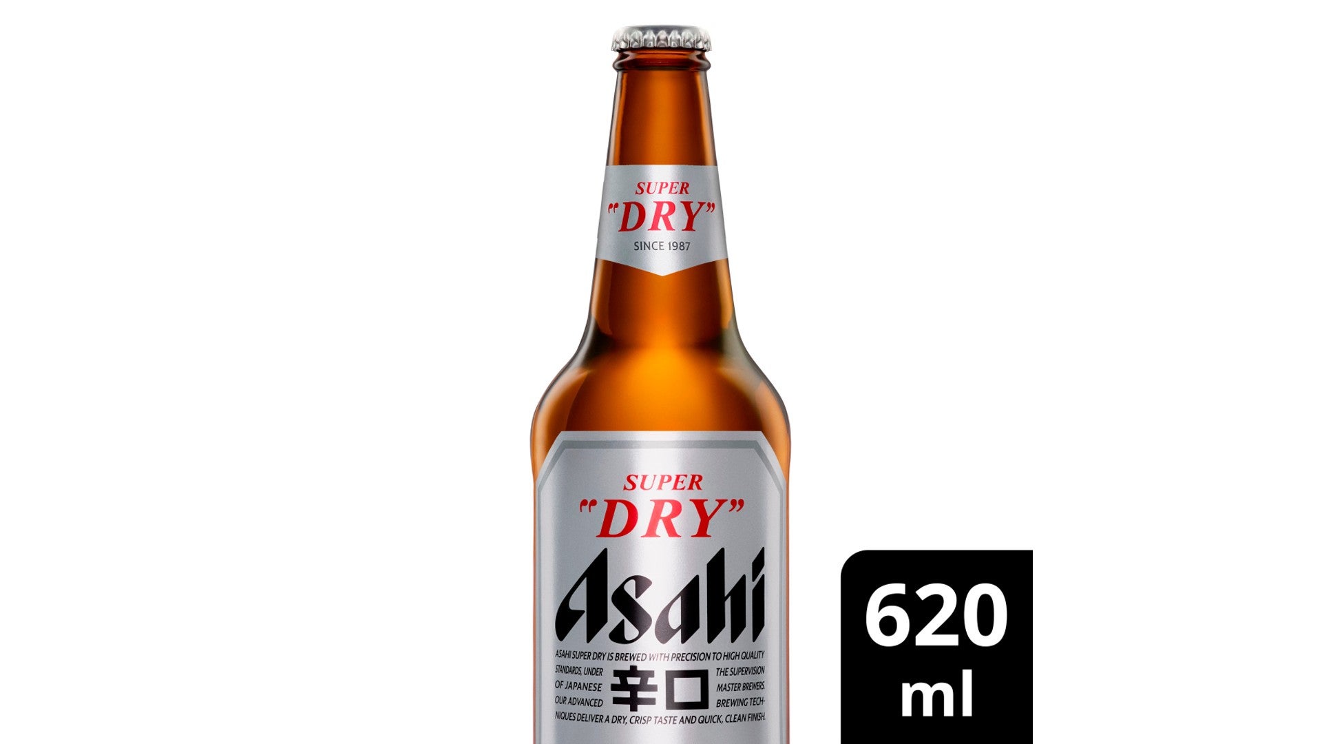 Asahi Super Dry Lager Beer Bottle 620ml
