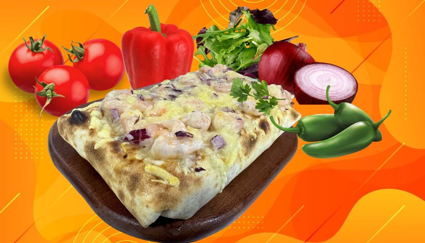 Tacos gratiné aux emmentals et crevettes🧀�