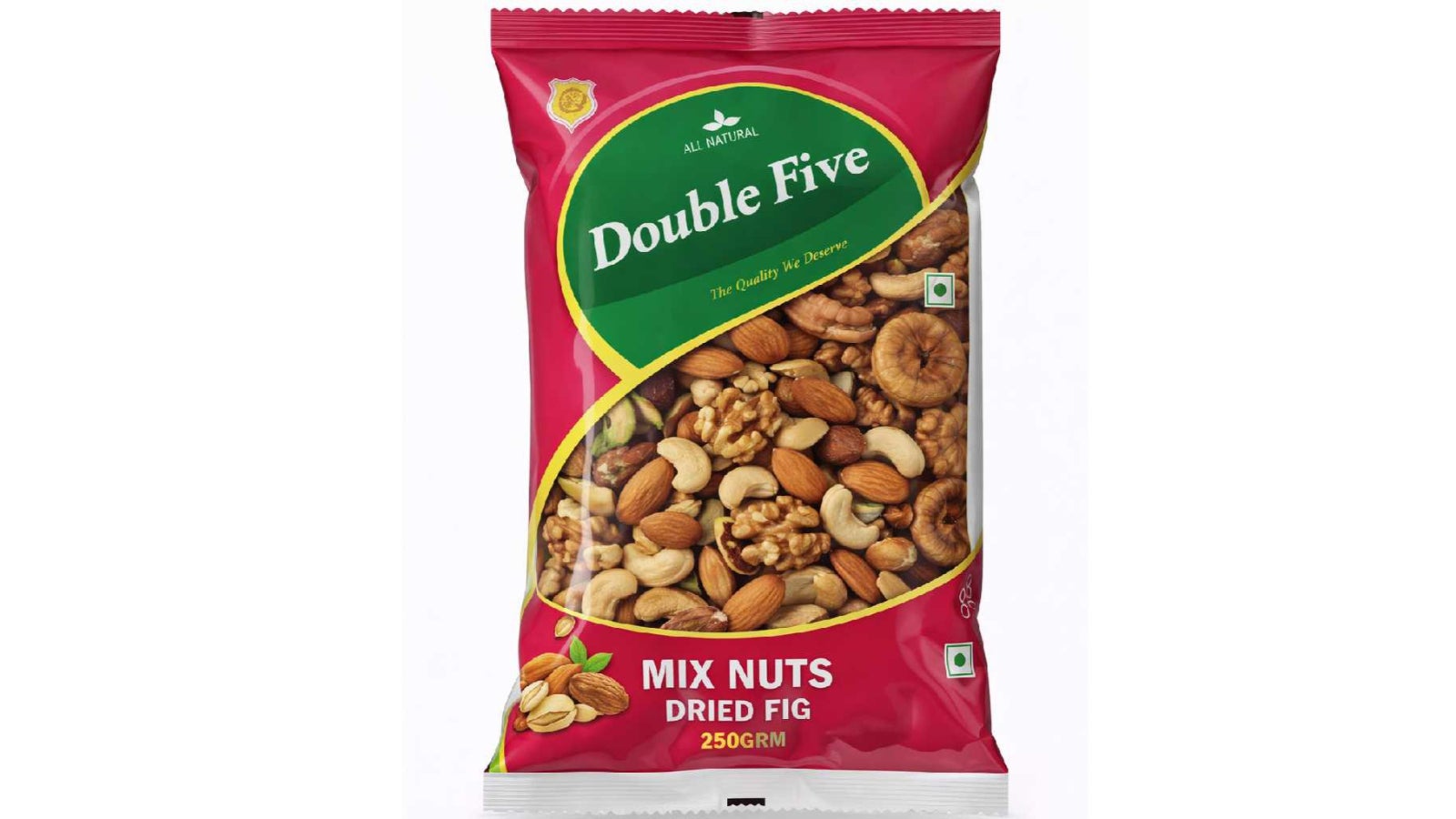 Double Five Mix Nuts Dried Fig 250grm