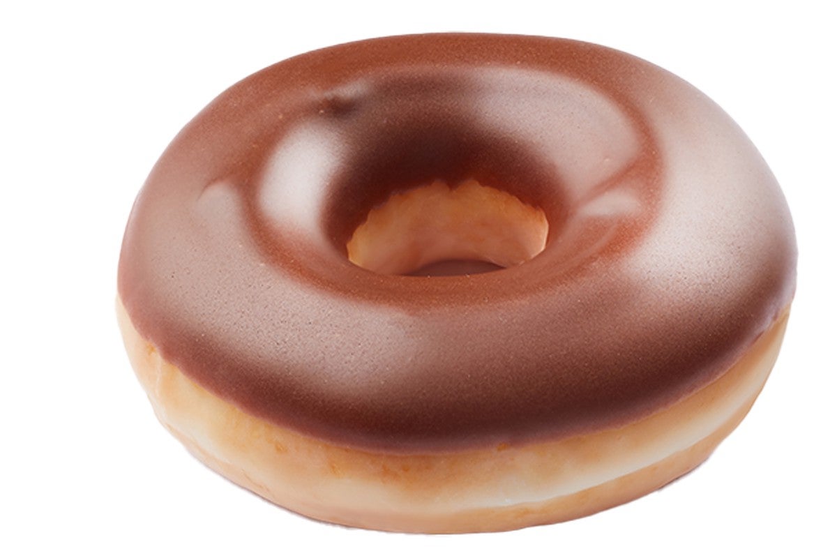 Choco Iced Glazed Doughnut