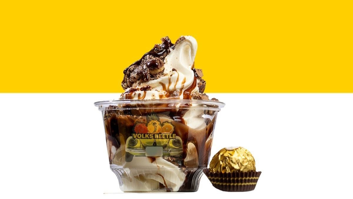 Ferrero Rocher Twister ice cream