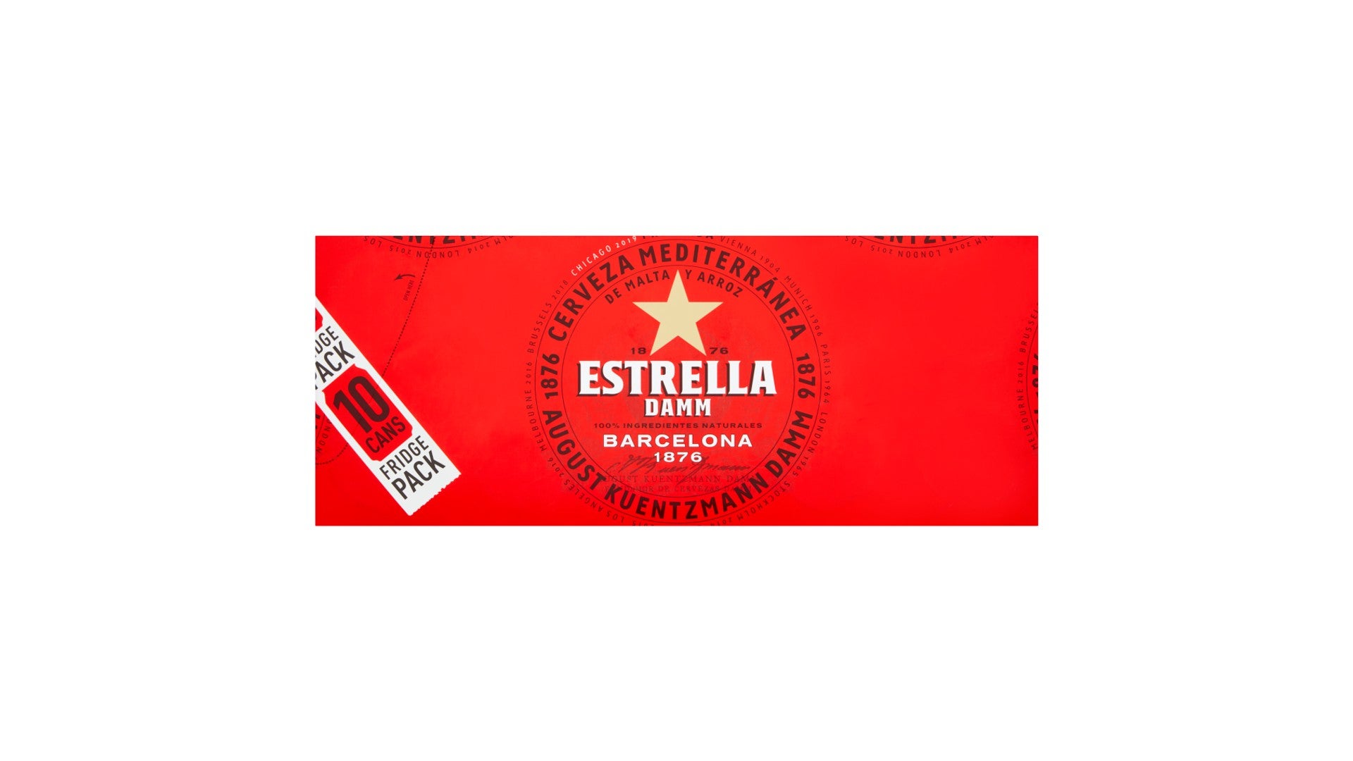 Estrella Damm Premium Lager Beer Cans 10 x 330ml