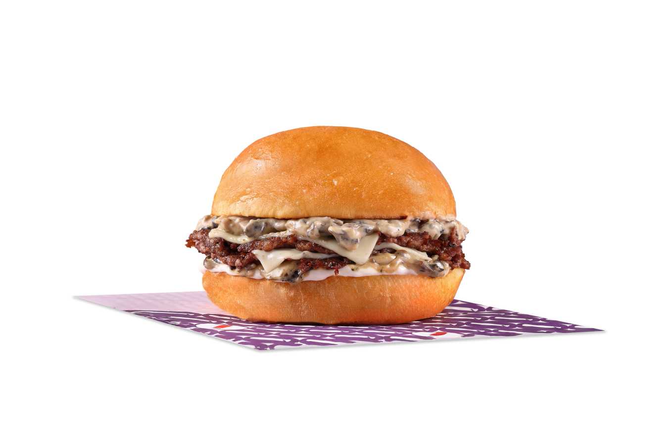 Creamy Mushroom Burger