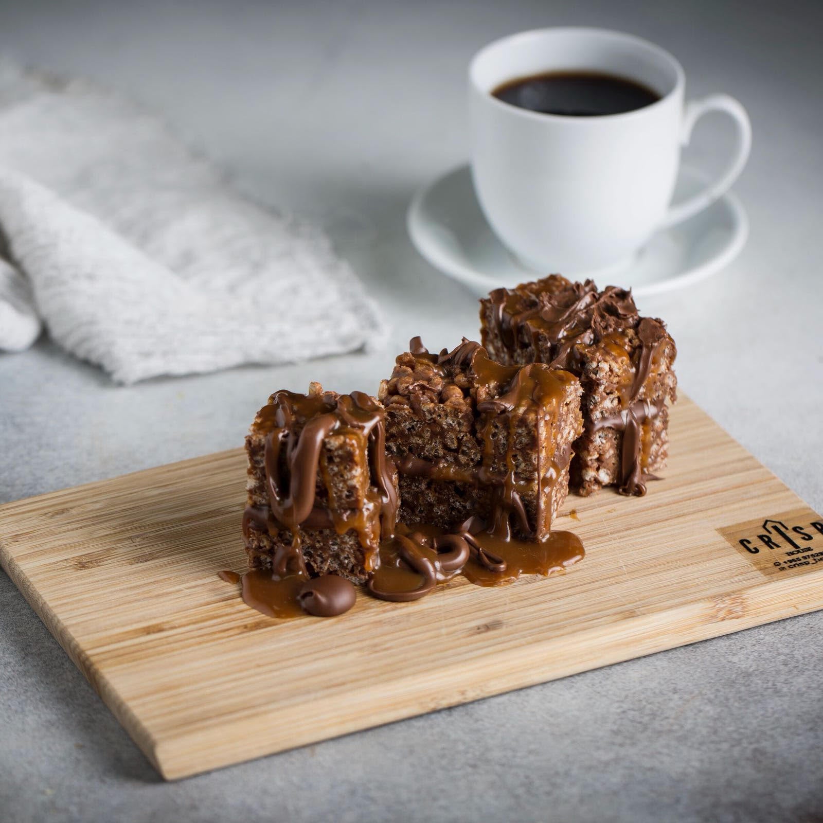 Nutella caramel crisp