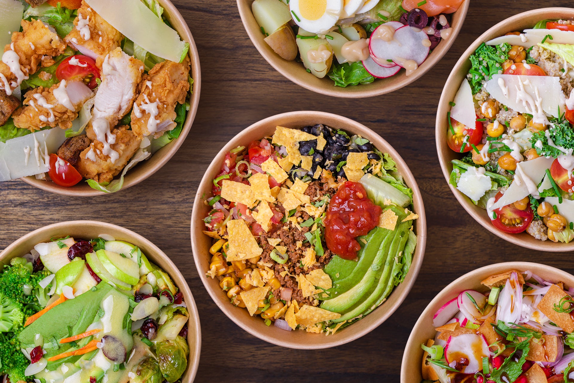 Go! Salad N Wrap Build Your Own Masterpiece delivery from Downtown