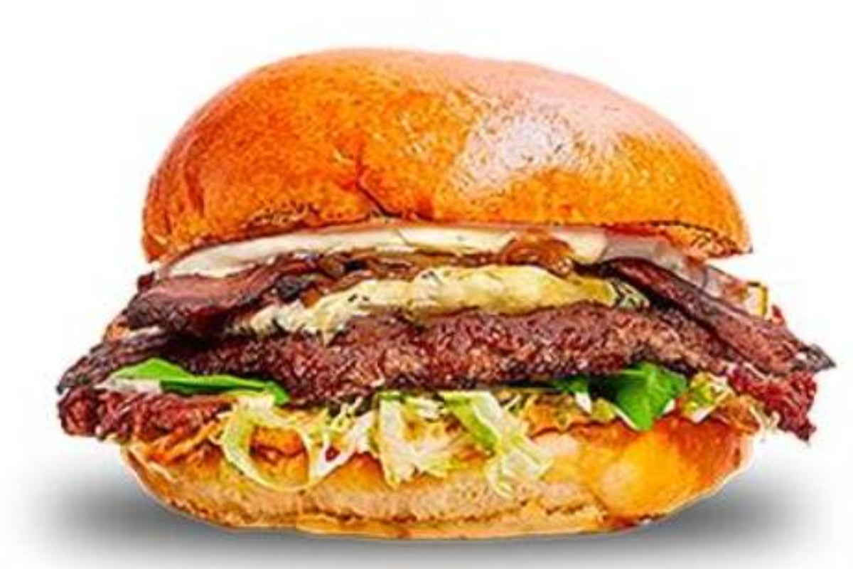 🍔Smash burger chèvre miel🍔