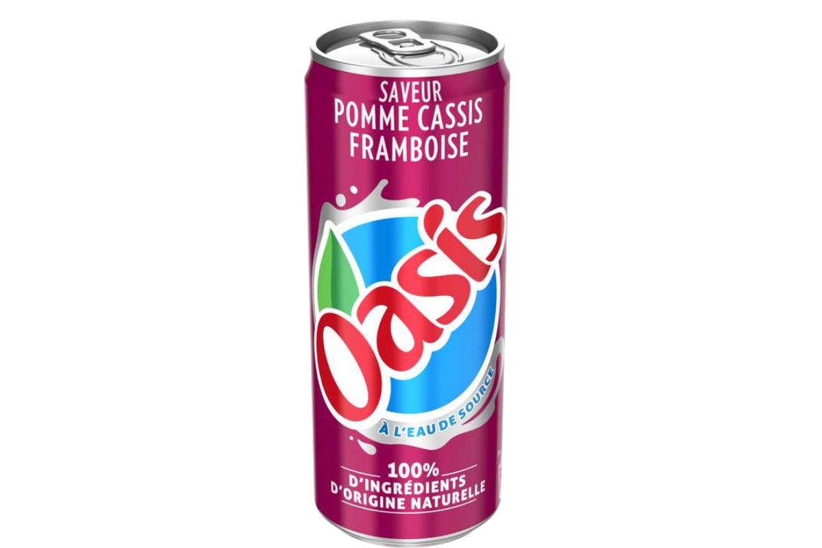 Oasis pomme cassis framboise 33 cL