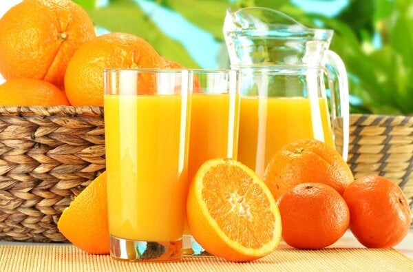 Jus d'orange pressé