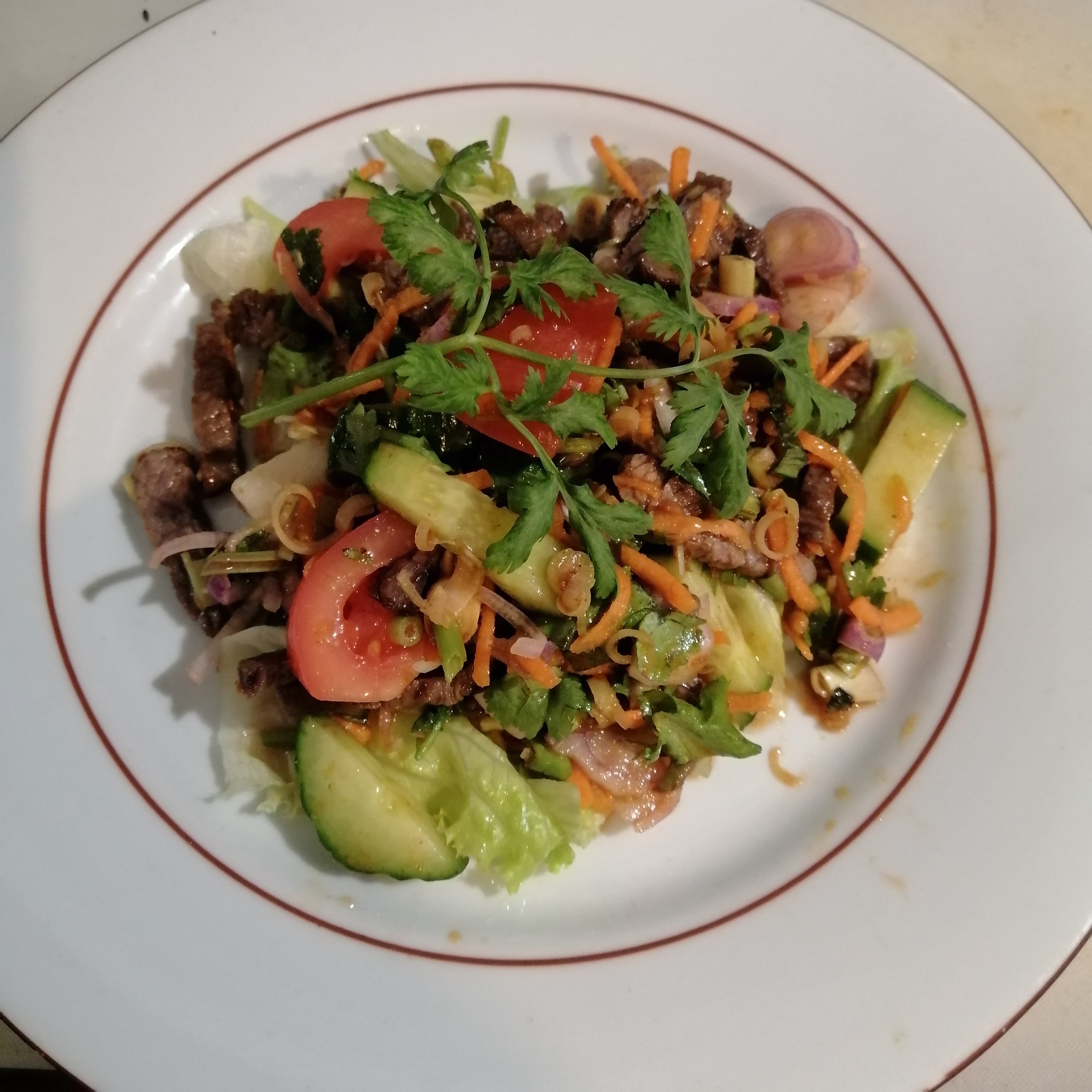 🥗SA5 Salade de bœuf à la citronnelle
