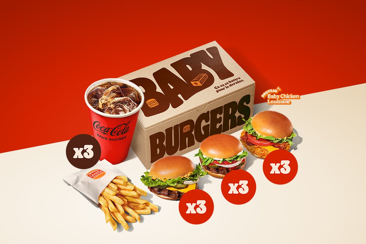 Menu Baby Burger X9