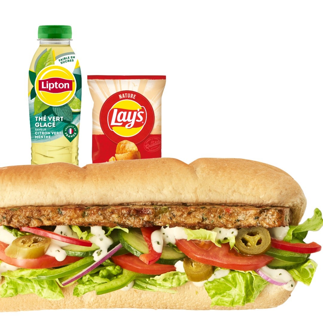 Menu SUB15 Galette de légumes