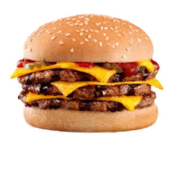 TRIPLE SMASH CHEESE BURGER