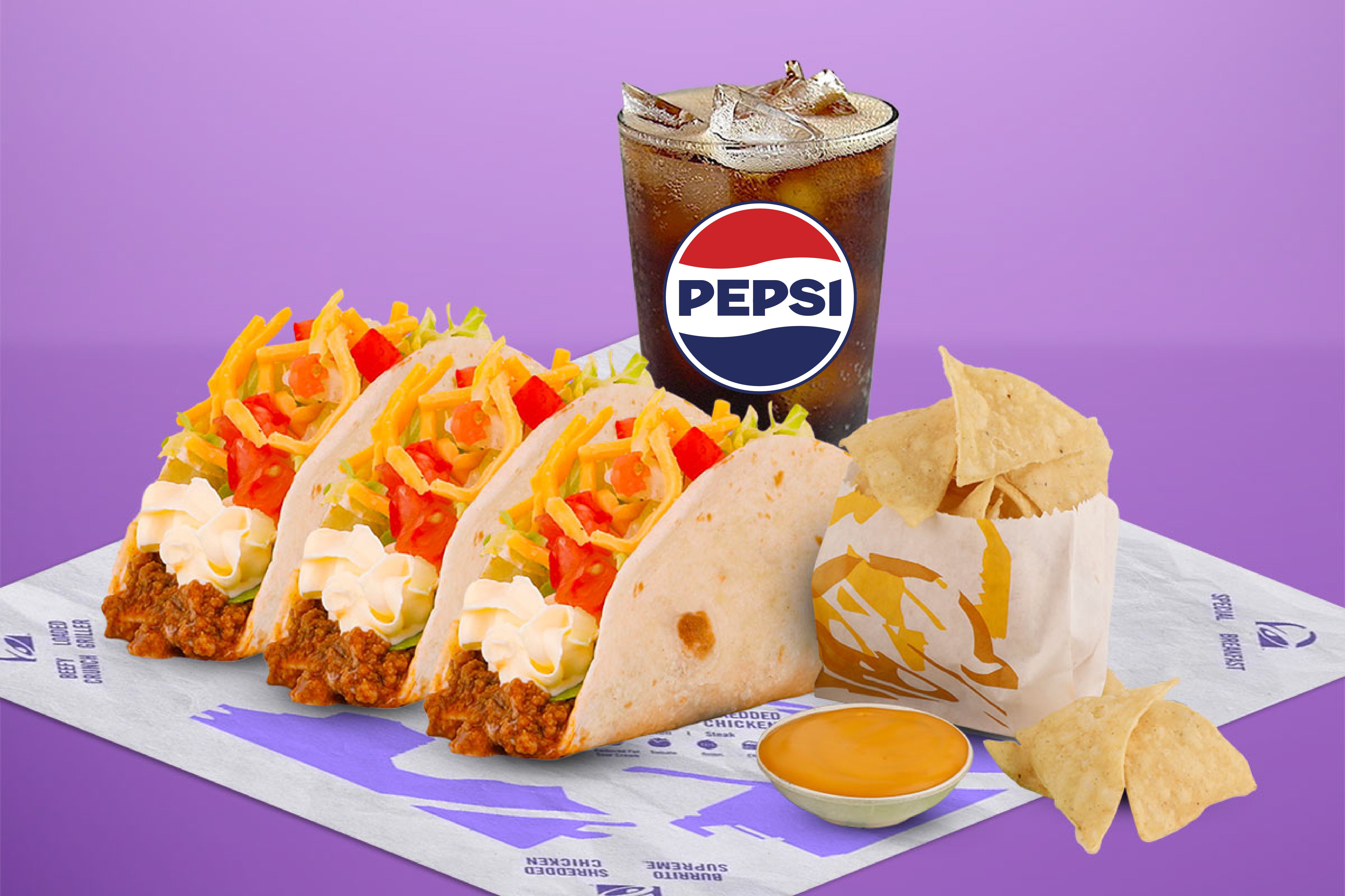 3 Soft Taco Supreme Meal