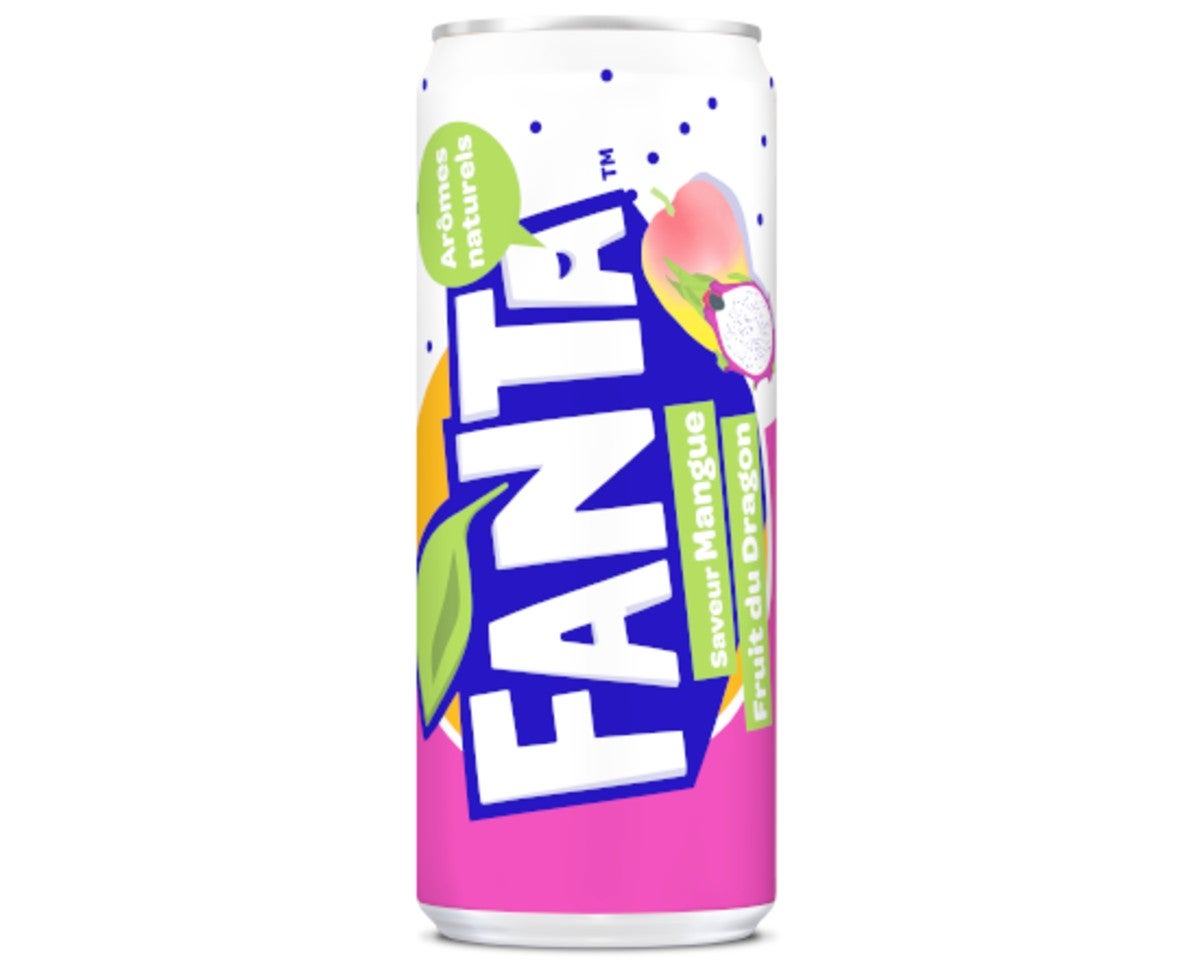 Fanta mangue & fruit du dragon