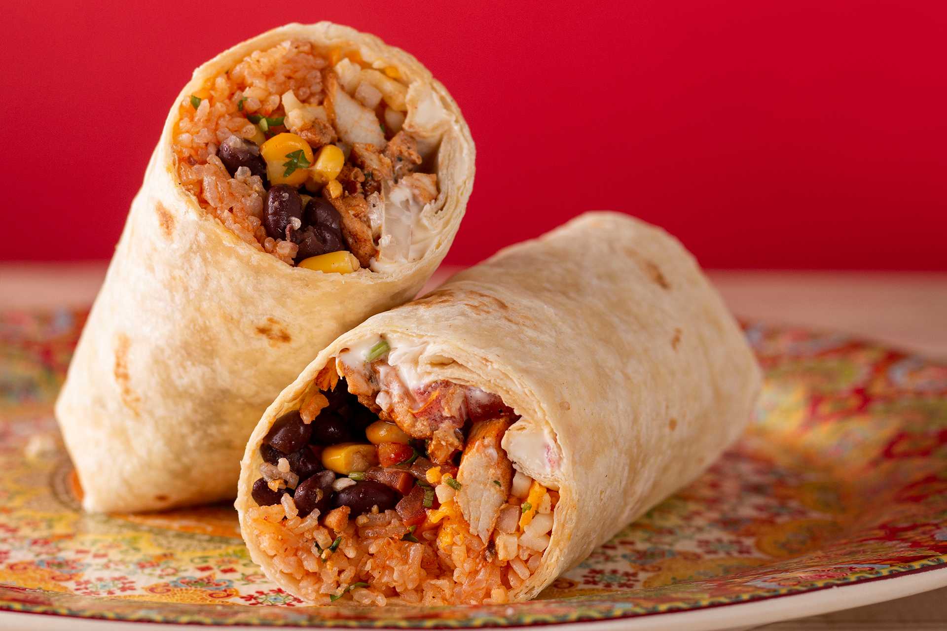 Spicy Shrimp Burrito